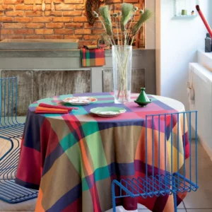 TOVAGLIETTA 90 X 90 IN COTONE TINTO IN FILO SENZA TOVAGLIOLI BOSSI VAR. 1431
