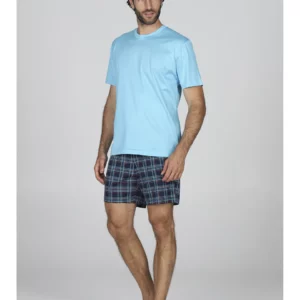 PIGIAMA UOMO CORTO PURO COTONE JULIPET JAC485