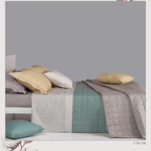 COMPLETO LETTO/COPRILETTO MATRIMONIALE RADICI BY TESSITURA RANDI COLOR
