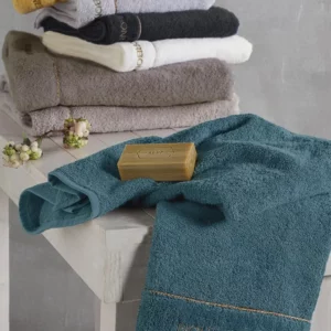 SET ASCIUGAMANI BAGNO IN SPUGNA BORBONESE FINE OP