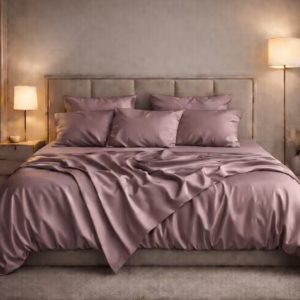 COMPLETO LETTO MATRIMONIALE IN RASO DI COTONE TESSITURA ZAMBAITI BRIGTH